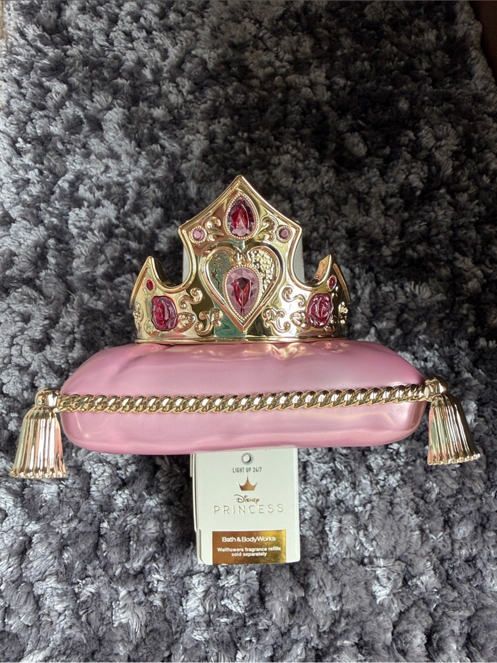Bath & Body Works Disney Pink Jewel Crown Pouch - SOLD OUT, NWT